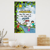 Goedemorgen Sunshine! Poster (Keuken)