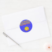Goedemorgen Sunshine! Ronde Sticker (Envelop)