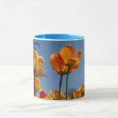 Goedemorgen Sunshine Tulpen Blue Sky Koffie Gift Mok (Midden)