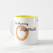 Goedemorgen, Sunshine, Tweekleurige Koffiemok (Voorkant links)