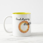 Goedemorgen, Sunshine, Tweekleurige Koffiemok (Links)