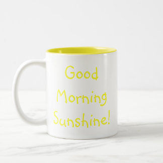 Goedemorgen Sunshine! Tweekleurige Koffiemok
