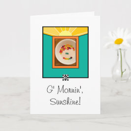 Goedemorgen, Sunshine wenskaart Kaart