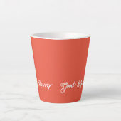 Goedemorgen Tangerine Latte Mok (Voorkant)