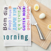 Goedemorgen Theedoek (Quarter Fold)
