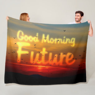 GOEDEMORGEN TOEKOMST FLEECE DEKEN