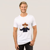 “Goedemorgen!” Tri-Blend Shirt (Voorkant volledig)