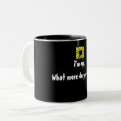 goedemorgen tweekleurige koffiemok (Voorkant links)