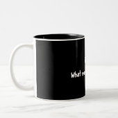 goedemorgen tweekleurige koffiemok (Links)