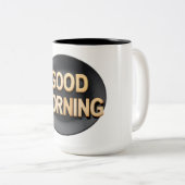 Goedemorgen Tweekleurige Koffiemok (Voorkant rechts)
