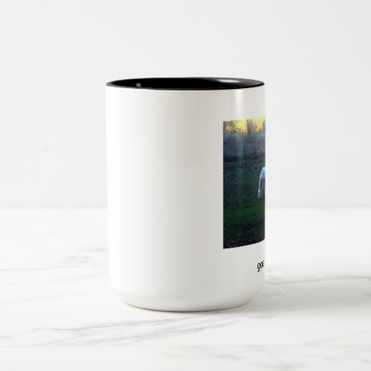 goedemorgen tweekleurige koffiemok (Center)