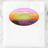 Goedemorgen vader gebed rechthoekige sticker (Tas)