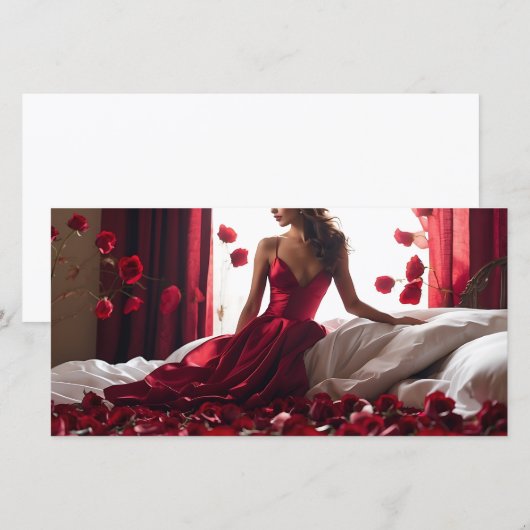 Goedemorgen Valentijn meisje Wenskaart (Voorkant / Achterkant)