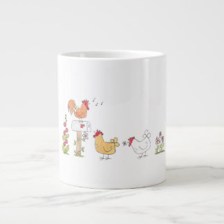 Goedemorgen van de kudde grote koffiekop