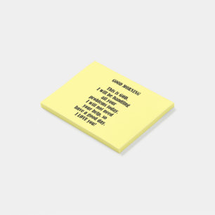 Goedemorgen van God (personaliseer) Post-it® Notes