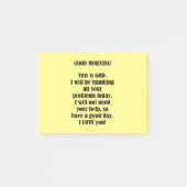 Goedemorgen van God (personaliseren) Post-it® Notes (Voorkant)