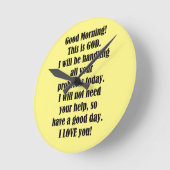 Goedemorgen van GOD Ronde Klok (Hoek)