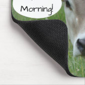 Goedemorgen vanaf uw lokale Jersey Koe Muismat (Hoek)