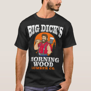 Goedemorgen verjaardag van Wood grappige verjaarda T-shirt