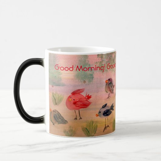 Goedemorgen Vogel Mok (Links)