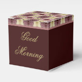 Goedemorgen voor doos bedankdoosjes (Voorkant Zijde)