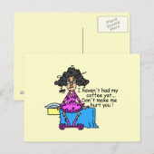 Goedemorgen voor koffie-Humor Briefkaart (Voorkant / Achterkant)