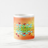 Goedemorgen, vrolijk en gelukkig dag koffiemok (Center)