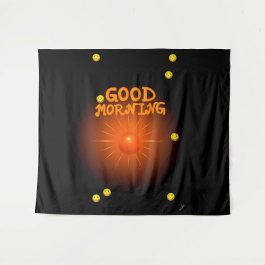 Goedemorgen Wandkleed (Voorkant (horizontaal))