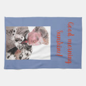 Goedemorgen Waterverf Dalmatian Kitchen Towel Theedoek (Horizontaal)