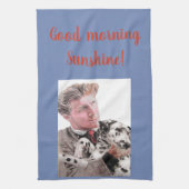 Goedemorgen Waterverf Dalmatian Kitchen Towel Theedoek (Verticaal)