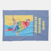 Goedemorgen Waterverf Red Macaw Kitchen Towel Theedoek (Horizontaal)