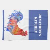 Goedemorgen Waterverf Red Rooster Kitchen Towel Theedoek (Horizontaal)