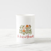 Goedemorgen - Wees een blad in jezelf Mokken (Voorkant)