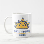 Goedemorgen wereld koffiemok (Links)