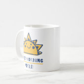 Goedemorgen wereld koffiemok (Voorkant links)