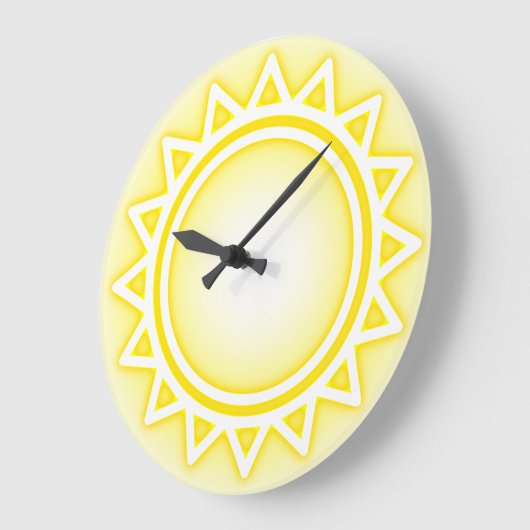 Goedemorgen zon neon klok (Hoek)