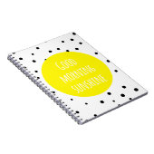 Goedemorgen zon | Polka Dots-Notitieboek Notitieboek (Rechterzijde)