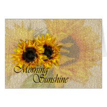 Goedemorgen, zonneschijn...