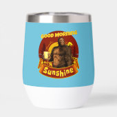 Goedemorgen Zonneschijn Bigfoot Koffie Humor Kunst (Achterkant)