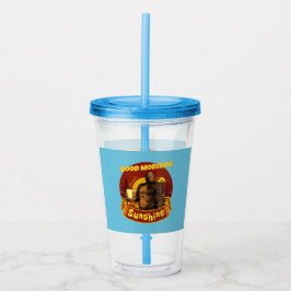 Goedemorgen Zonneschijn Bigfoot Koffie Humor Kunst Acryl Drinkbeker