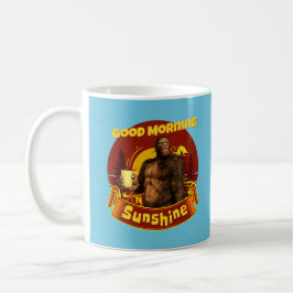 Goedemorgen Zonneschijn Bigfoot Koffie Humor Kunst Koffiemok