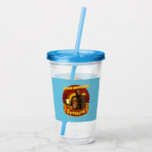 Goedemorgen Zonneschijn Funny Bigfoot Koffie Acryl Drinkbeker (Achterkant)