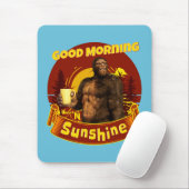 Goedemorgen Zonneschijn Funny Bigfoot Koffie Muismat (Met muis)