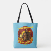Goedemorgen Zonneschijn Funny Bigfoot Koffie Tote Bag (Achterkant)