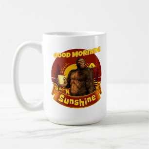 Goedemorgen zonneschijn Funny Bigfoot Koffiemok