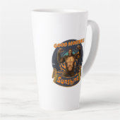 Goedemorgen zonneschijn Funny Bigfoot Latte Mok (Rechterhoek)