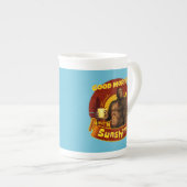 Goedemorgen zonneschijn Funny Bigfoot Porselein Kop (Voorkant rechts)