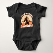 Goedemorgen zonneschijn Funny Bigfoot Romper (Voorkant)