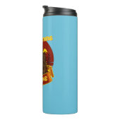 Goedemorgen zonneschijn Funny Bigfoot Thermosbeker (Geroteerd rechts)