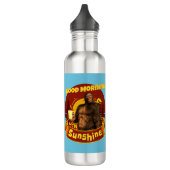 Goedemorgen zonneschijn Funny Bigfoot Waterfles (Links)